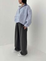 شومیز راه راه باکسی - Image 8